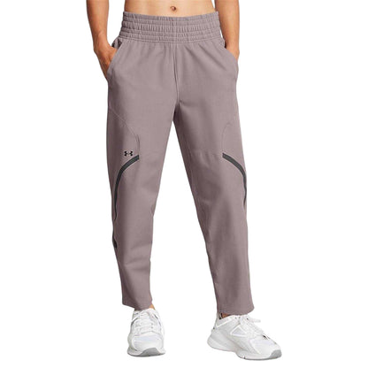 Grey - Lifestyle - Under Armour Womens-Ladies Unstoppable Relaxed Fit Joggers