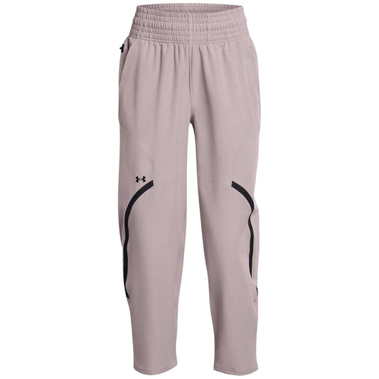 Grey - Front - Under Armour Womens-Ladies Unstoppable Relaxed Fit Joggers