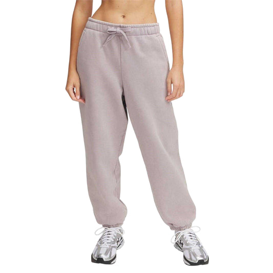 Grey - Front - Under Armour Womens-Ladies Icon Fleece Joggers