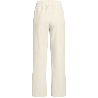 White - Back - Under Armour Womens-Ladies Unstoppable Woven Zip Pocket Relaxed Fit Joggers