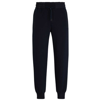 Dark Blue - Front - Hugo Boss Mens Larsen Slim Joggers