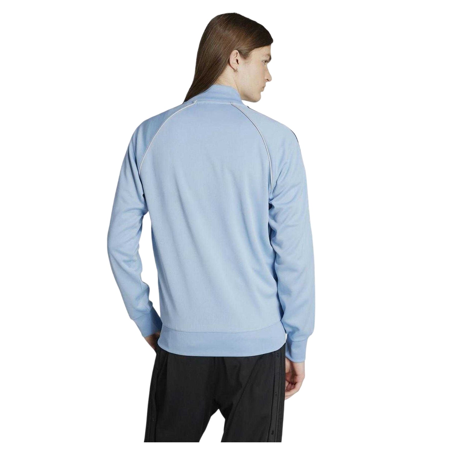 Blue - Back - Adidas Unisex Adult Interlock Track Jacket