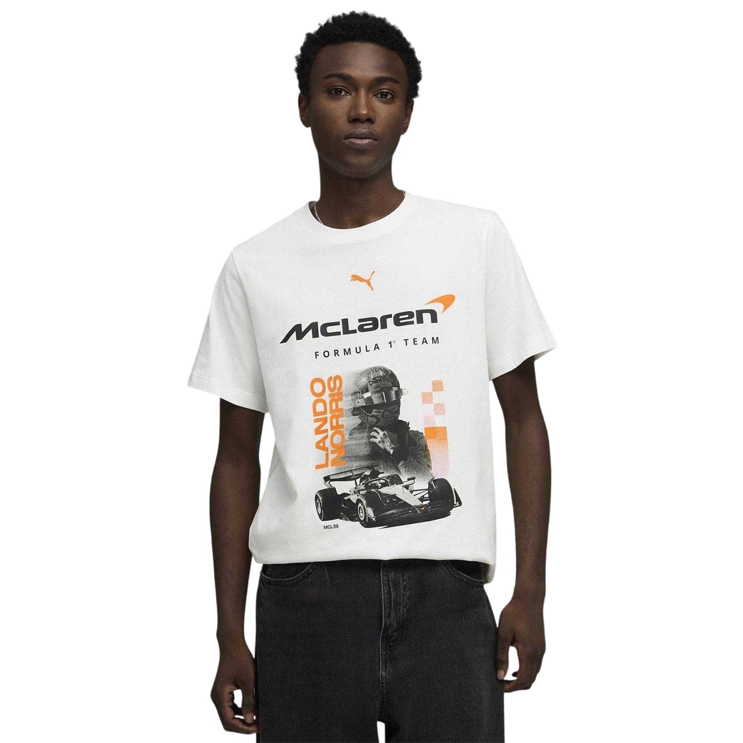 Puma White - Side - Puma Unisex Adult Motorsport Graphic Print T-Shirt