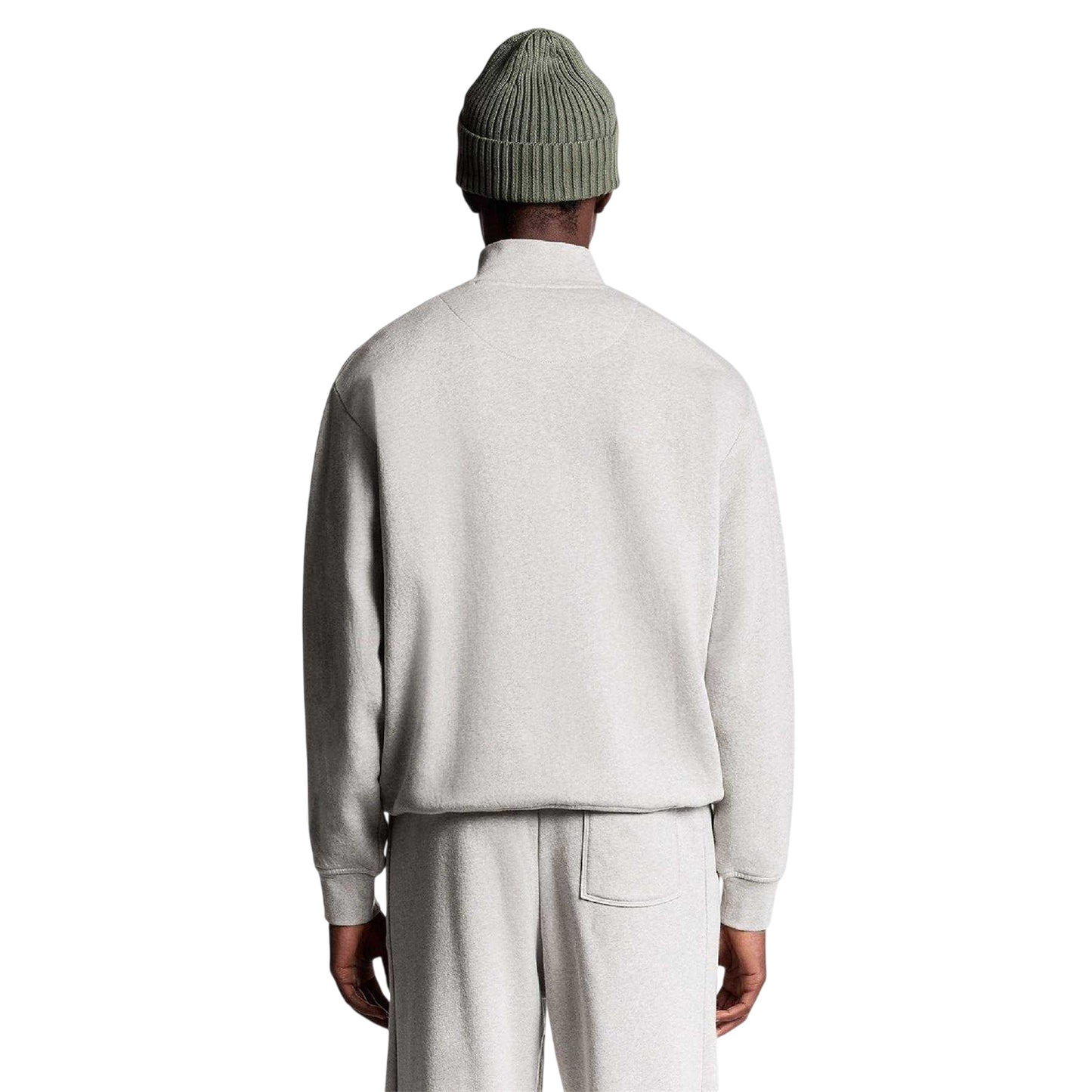Beige - Back - Lyle & Scott Mens Relaxed Fit Sweatshirt