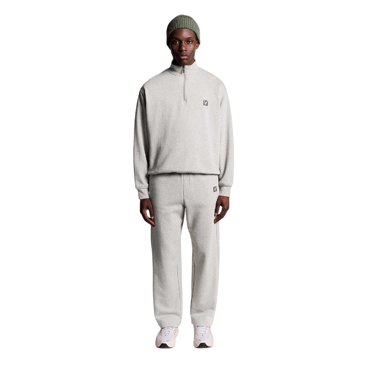 Beige - Side - Lyle & Scott Mens Relaxed Fit Sweatshirt