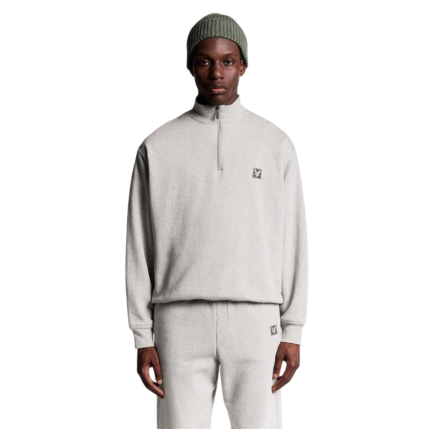 Beige - Front - Lyle & Scott Mens Relaxed Fit Sweatshirt