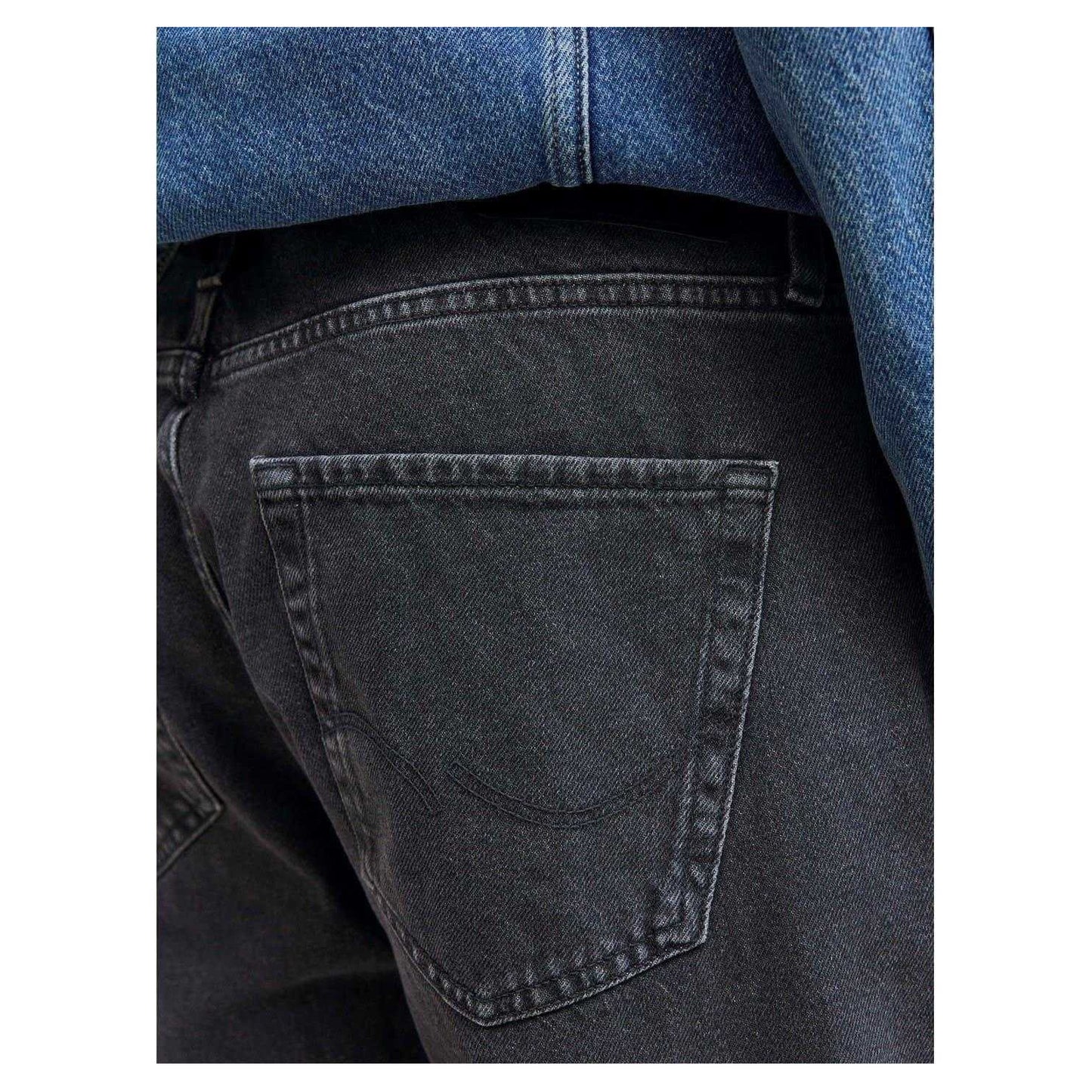 Black Denim - Back - Levis Mens Alex Denim Wide Leg Jeans