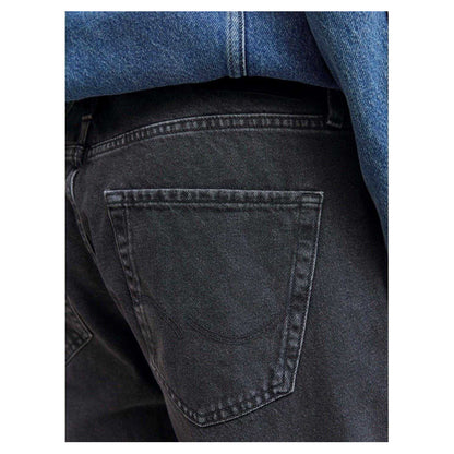 Black Denim - Back - Levis Mens Alex Denim Wide Leg Jeans
