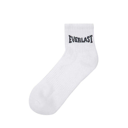 White - Back - Everlast Mens Quarter Socks (Pack of 3)