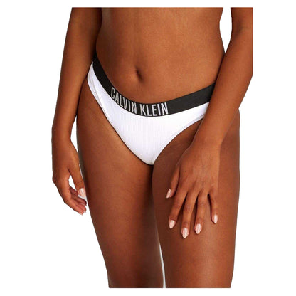 Brilliant White - Side - Calvin Klein Womens-Ladies Bikini Bottoms