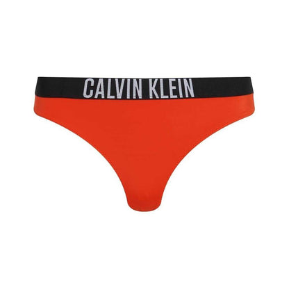 Chilli Red - Front - Calvin Klein Womens-Ladies Bikini Bottoms