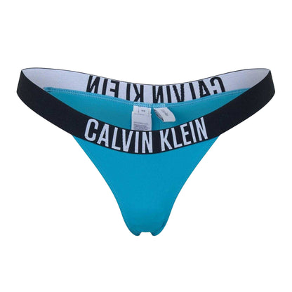 Storm Blue - Front - Calvin Klein Womens-Ladies Bikini Bottoms