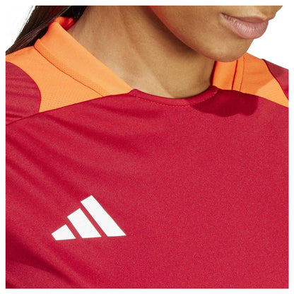 Team Power Red - Side - Adidas Womens-Ladies Tiro 24 Competition Football Jersey
