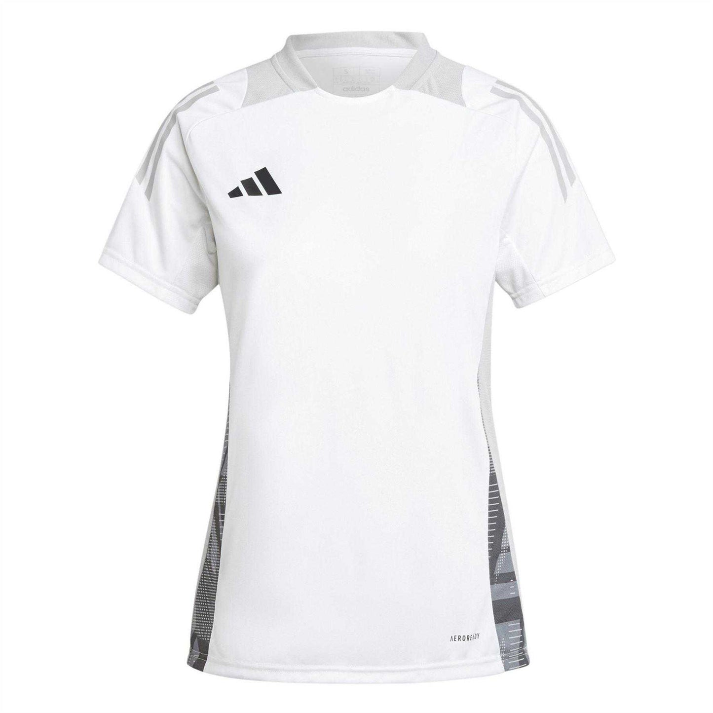 White - Front - Adidas Womens-Ladies Tiro 24 Competition Football Jersey