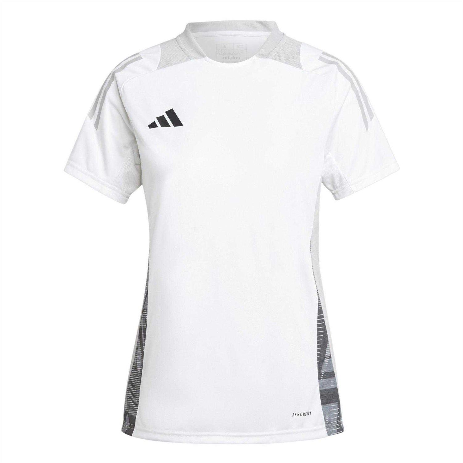 White - Front - Adidas Womens-Ladies Tiro 24 Competition Football Jersey