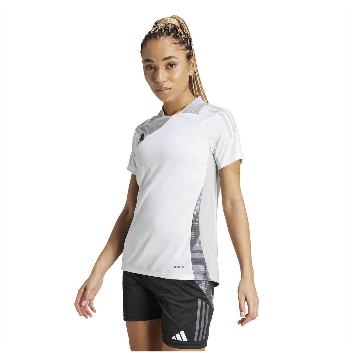 White - Lifestyle - Adidas Womens-Ladies Tiro 24 Competition Football Jersey