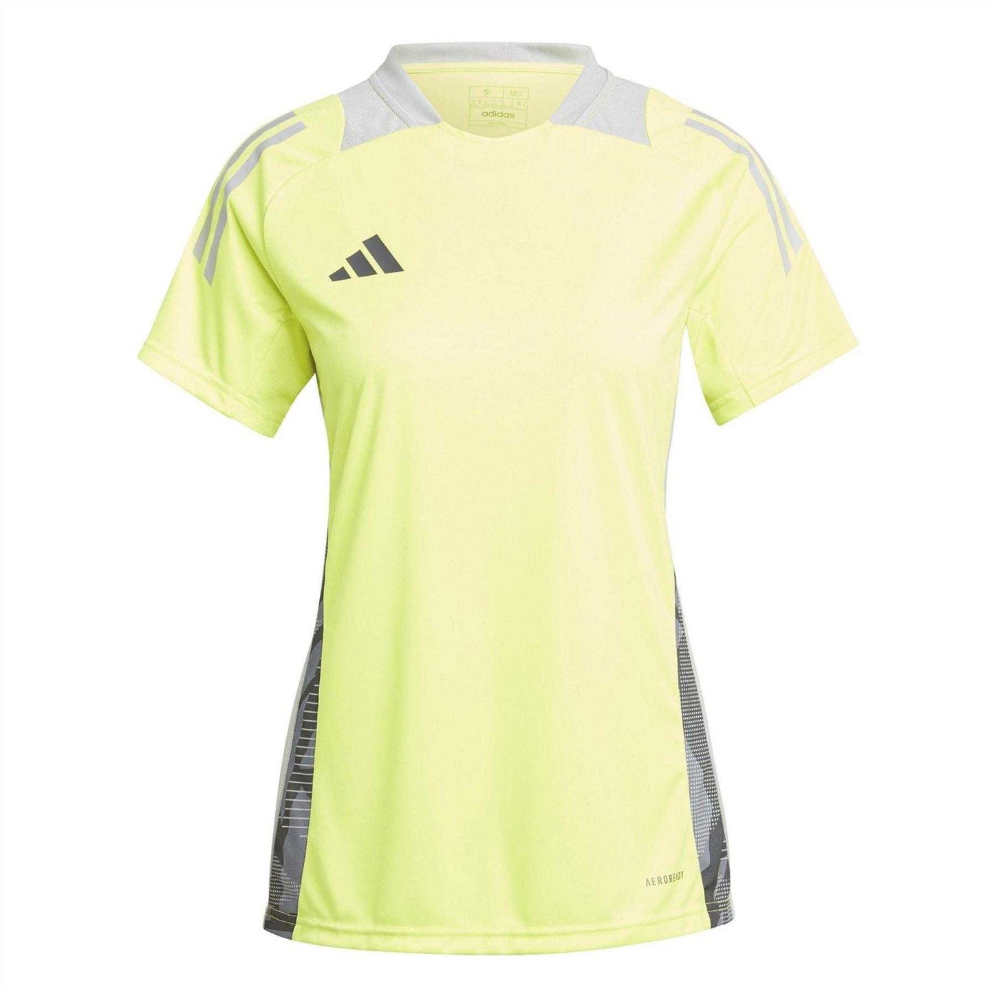 Solar Yellow - Front - Adidas Womens-Ladies Tiro 24 Competition Football Jersey