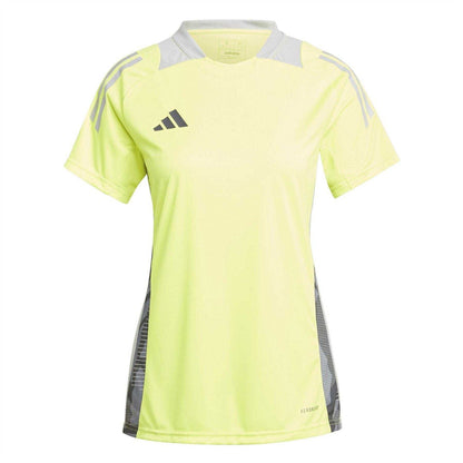 Solar Yellow - Front - Adidas Womens-Ladies Tiro 24 Competition Football Jersey