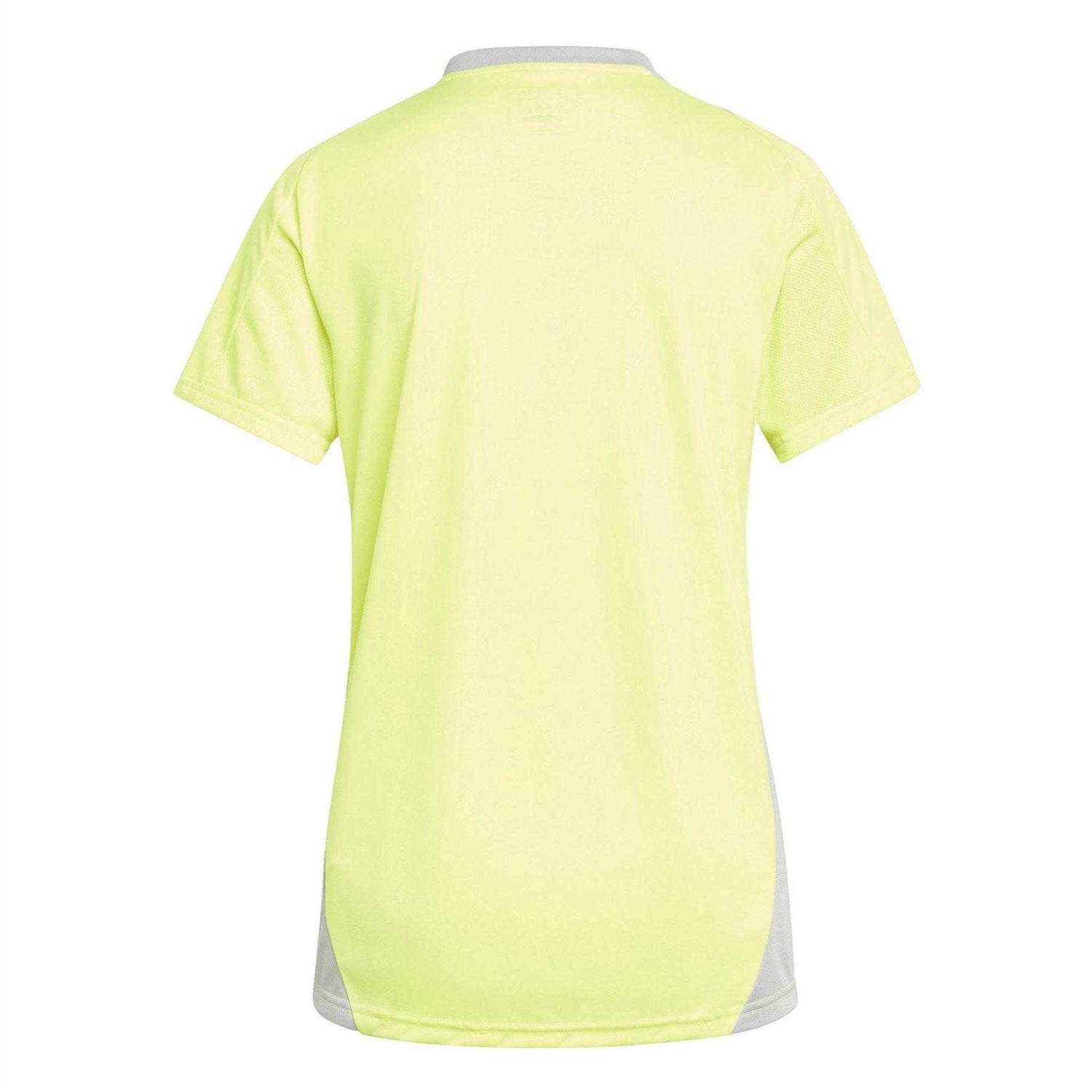 Solar Yellow - Back - Adidas Womens-Ladies Tiro 24 Competition Football Jersey