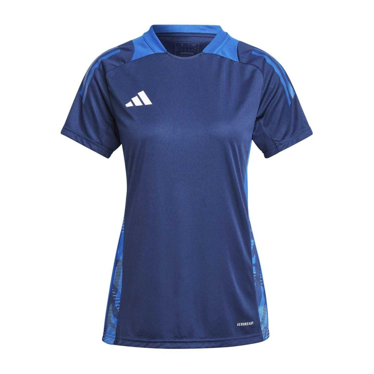 Navy Blue - Front - Adidas Womens-Ladies Tiro 24 Competition Football Jersey