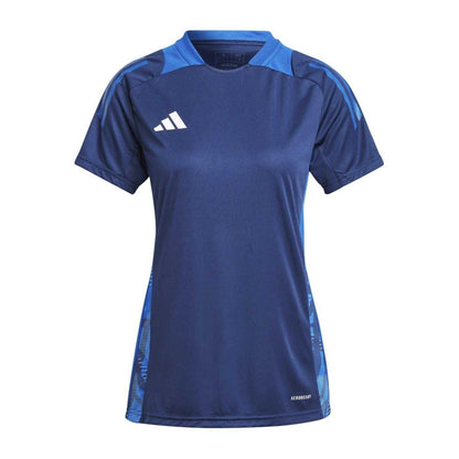 Navy Blue - Front - Adidas Womens-Ladies Tiro 24 Competition Football Jersey