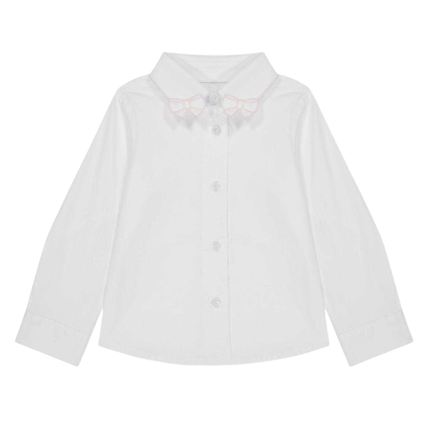 Salmon - Front - Lapin House Childrens-Kids Long-Sleeved Formal Shirt