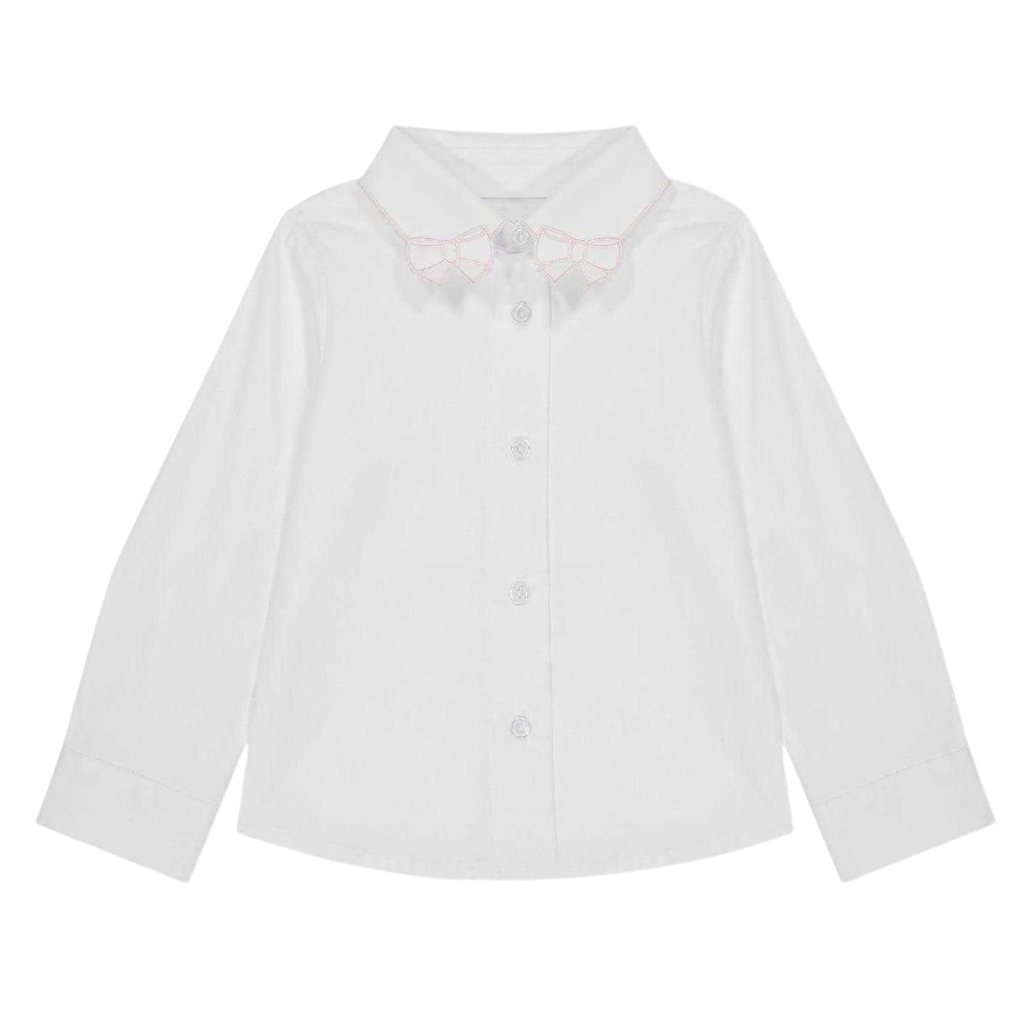 Salmon - Front - Lapin House Childrens-Kids Long-Sleeved Formal Shirt