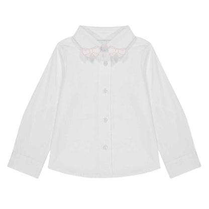Salmon - Front - Lapin House Childrens-Kids Long-Sleeved Formal Shirt