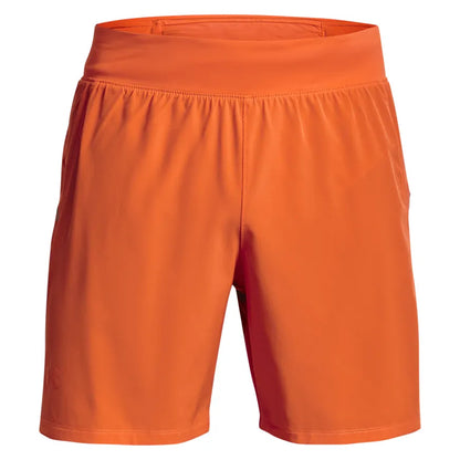 Orange - Front - Under Armour Mens Launch Pro Shorts