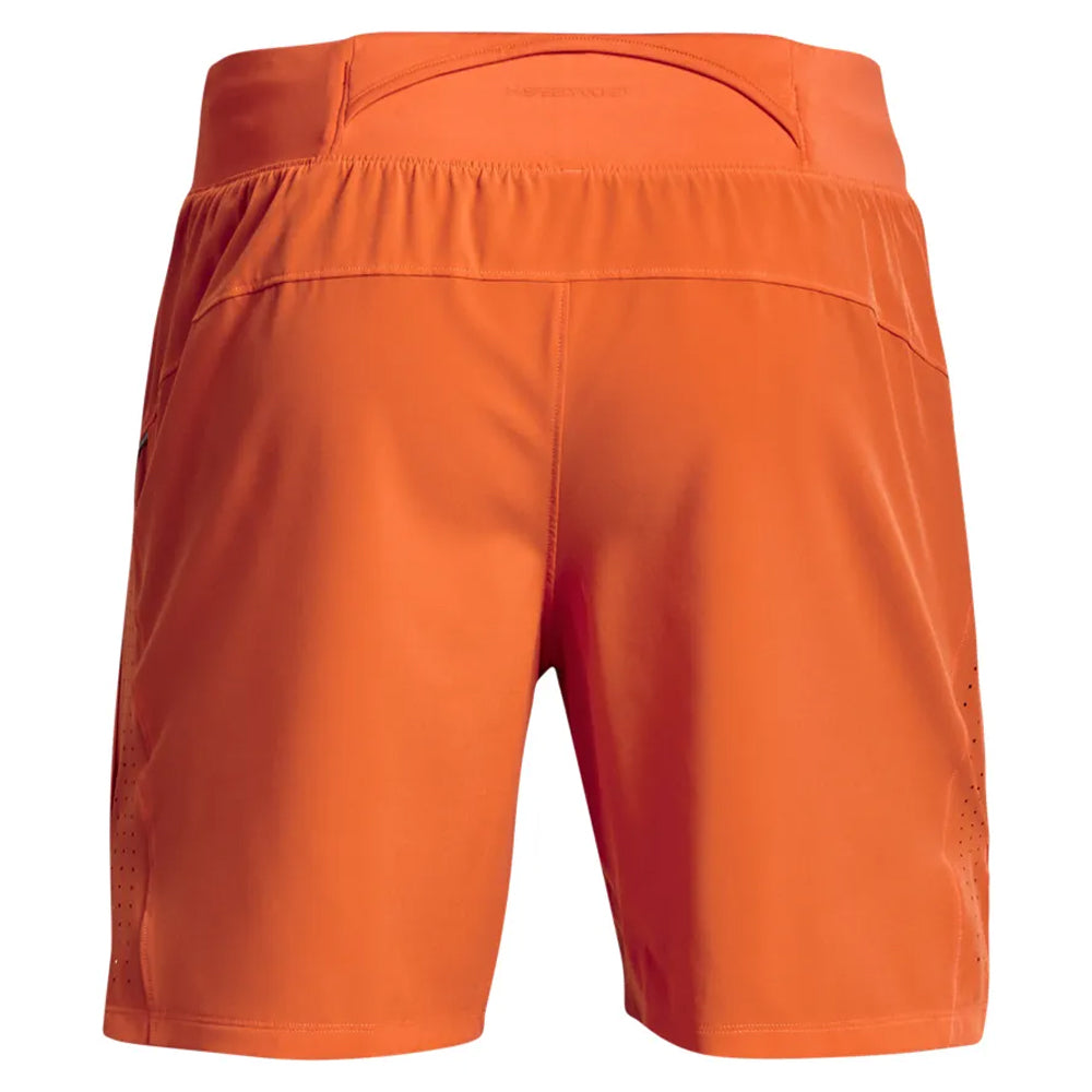 Orange - Back - Under Armour Mens Launch Pro Shorts