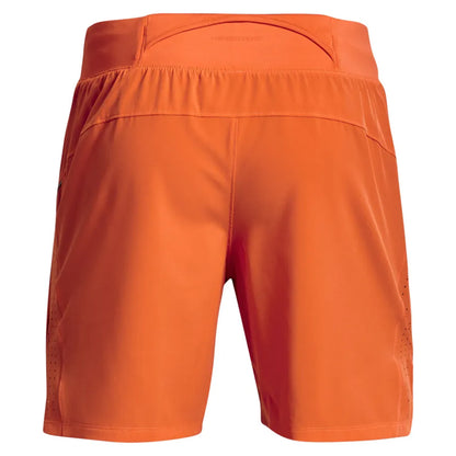 Orange - Back - Under Armour Mens Launch Pro Shorts