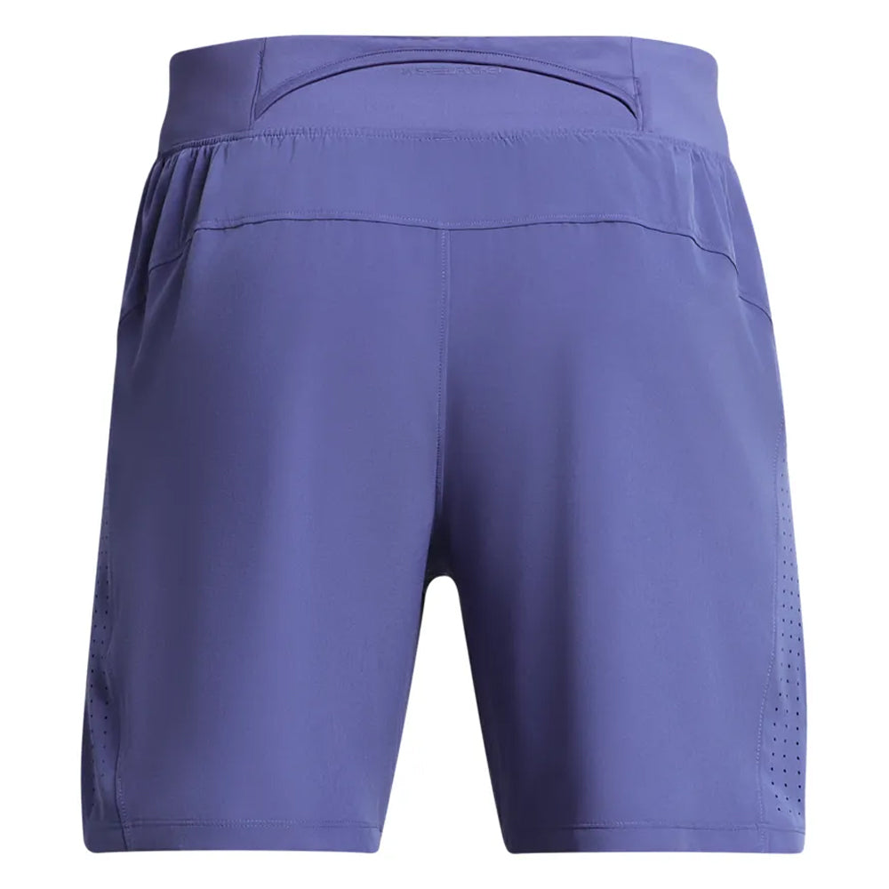 Purple - Back - Under Armour Mens Launch Pro Shorts