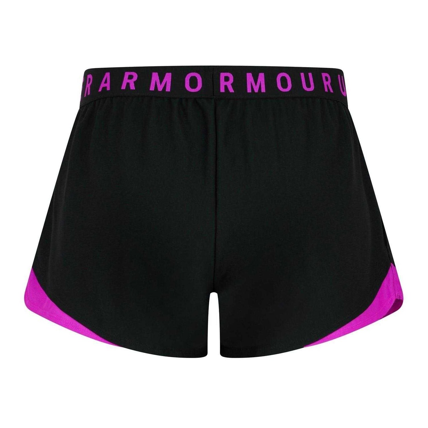 Black - Back - Under Armour Womens-Ladies Play Up Shorts