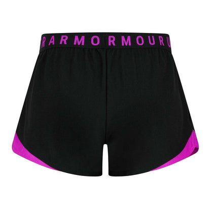 Black - Back - Under Armour Womens-Ladies Play Up Shorts