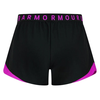 Black - Pack Shot - Under Armour Womens-Ladies Play Up Shorts