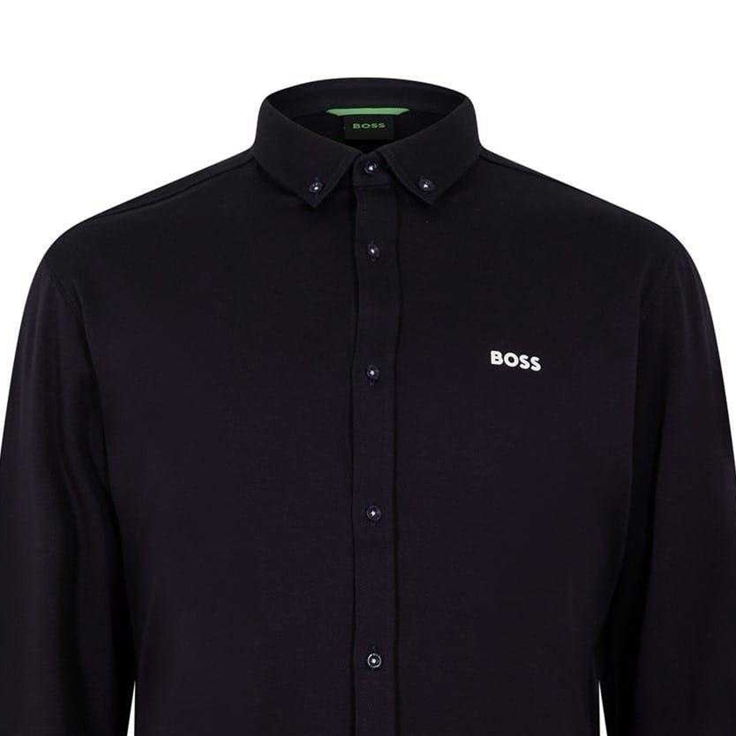 Dark Blue - Back - Boss Mens Motion Regular Button-Down Shirt