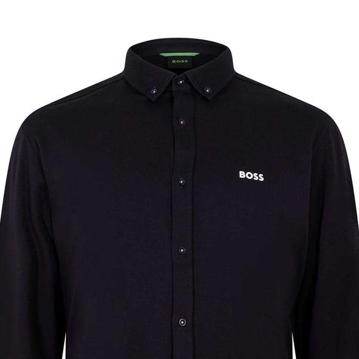 Dark Blue - Back - Boss Mens Motion Regular Button-Down Shirt