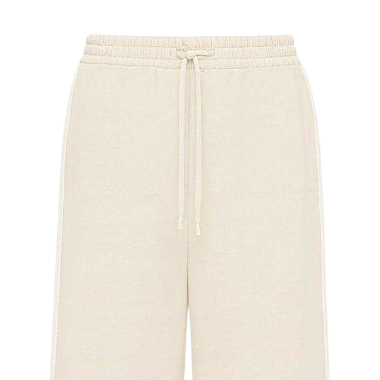 Stone - Back - I Saw It First Womens-Ladies Fleece Side Stripe Wide Leg Joggers