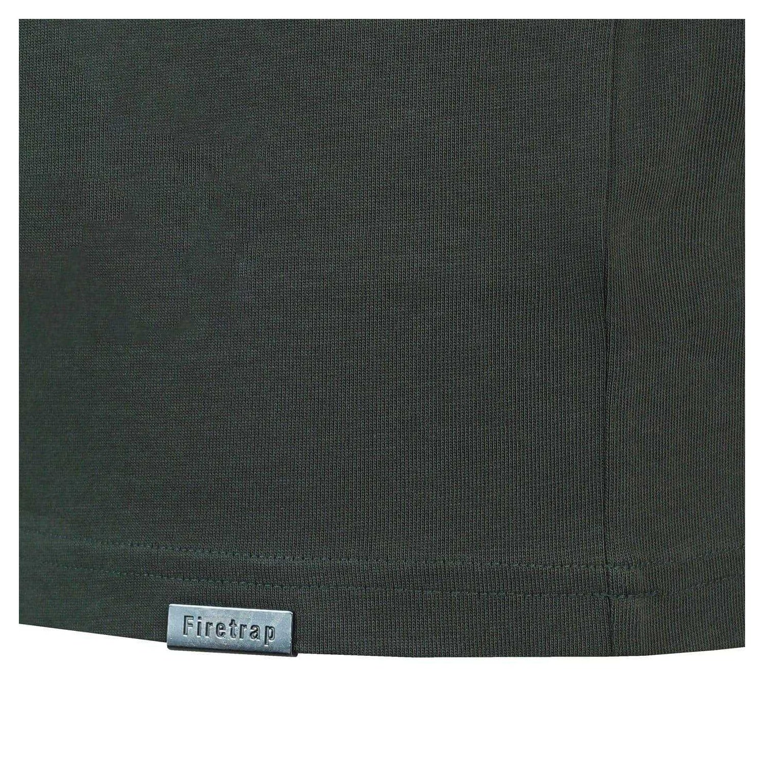 Khaki Green - Side - Firetrap Mens T-Shirt