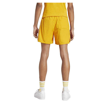 Orange - Side - Adidas Mens Sprinter 3 Stripes Elasticated Waist Running Shorts