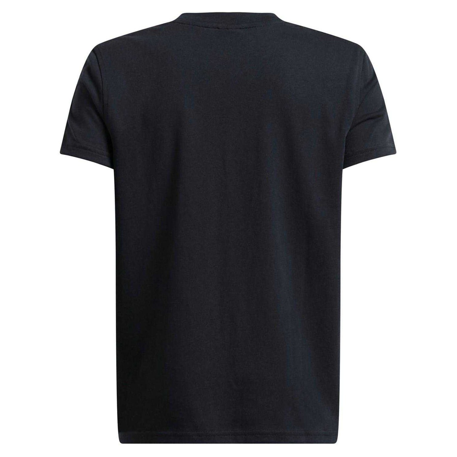 Black - Back - Under Armour Childrens-Kids Armour Regular T-Shirt