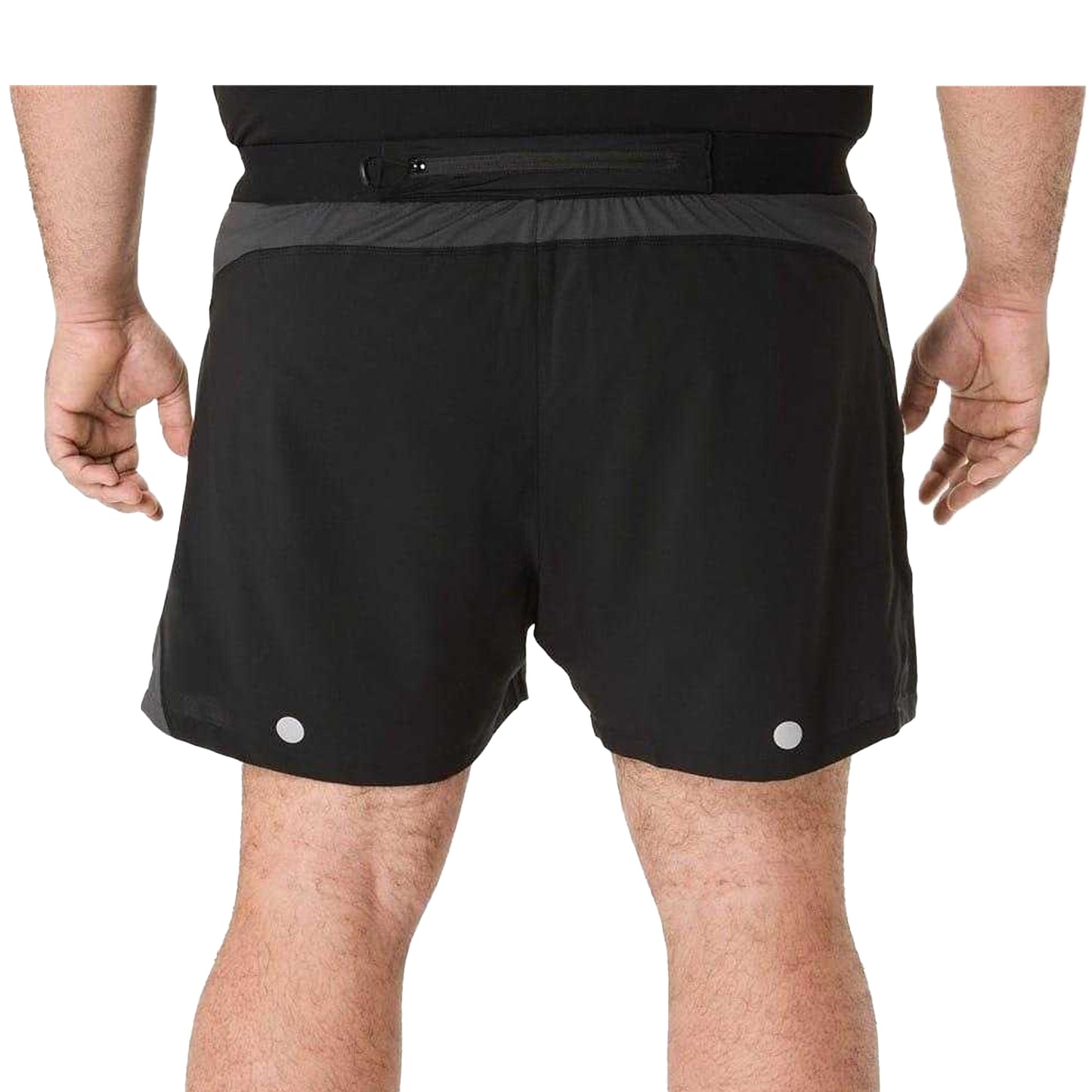 Black - Back - Asics Mens Lightweight Running Shorts