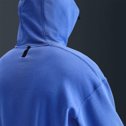 Blue - Back - Nike Mens Pro Regular Training Pullover Hoodie