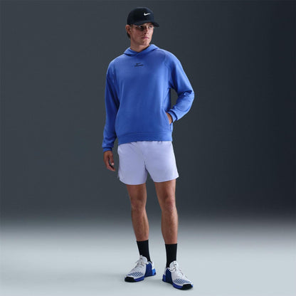 Blue - Lifestyle - Nike Mens Pro Regular Training Pullover Hoodie
