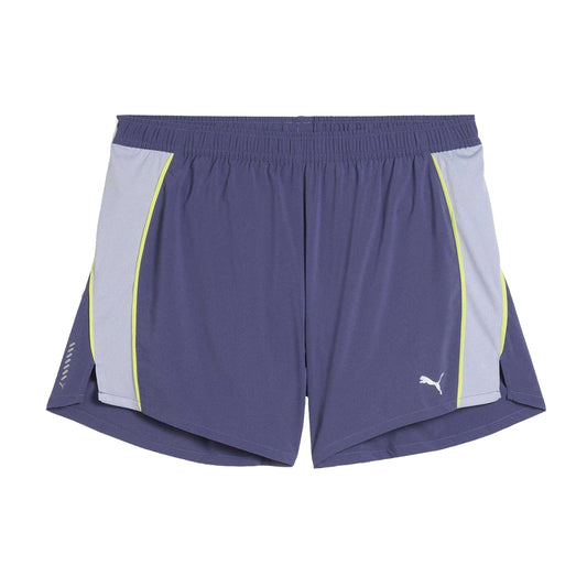Crystal - Front - Puma Womens-Ladies Run Velocity 5 Lightweight Fitted Running Shorts