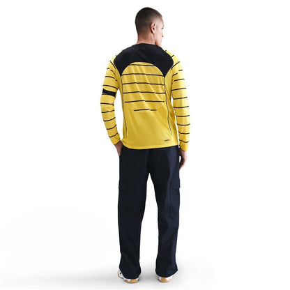 Yellow-Black - Lifestyle - Nike Mens Energy Crew Long-Sleeved Jersey