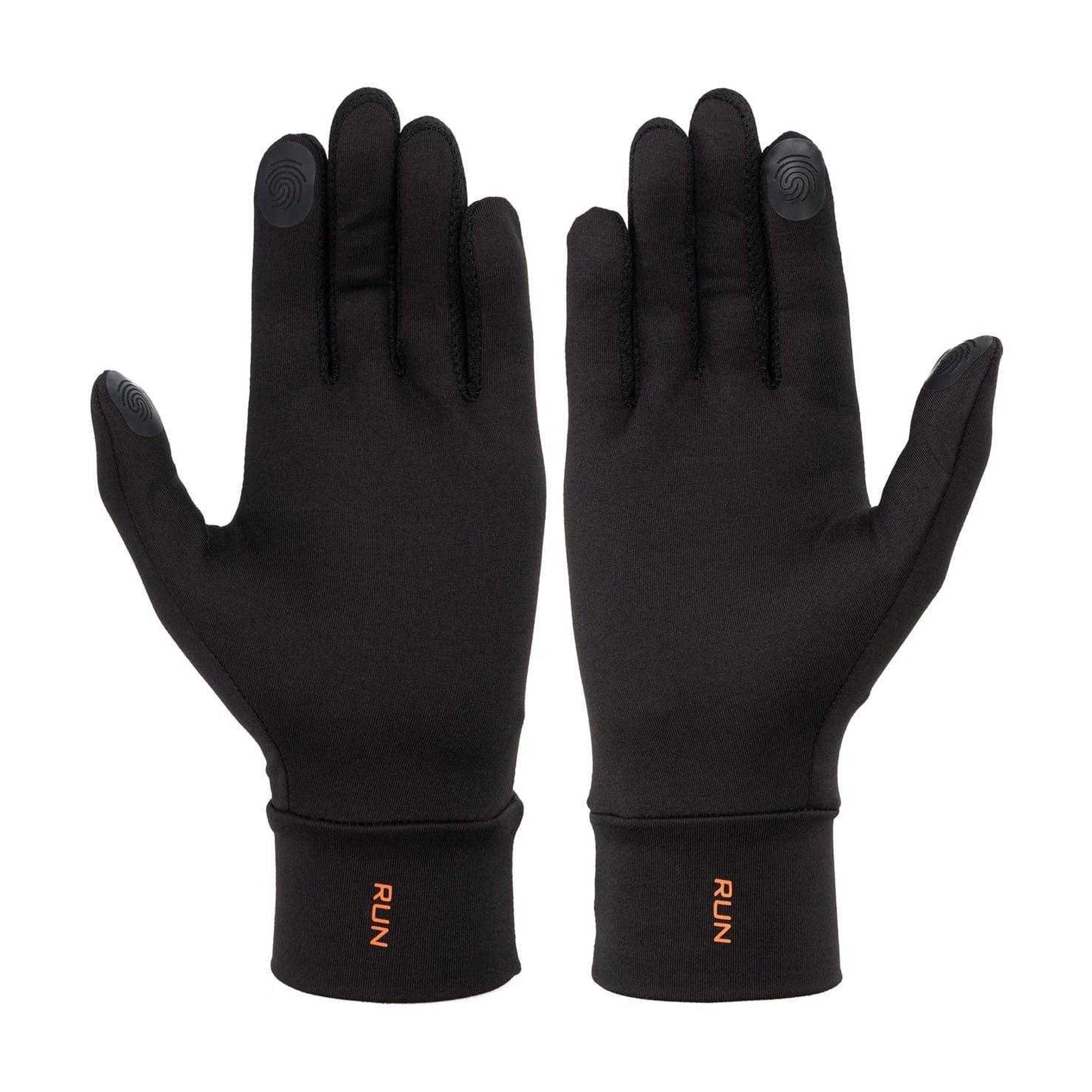 Black - Back - Karrimor Mens Running Sports Gloves