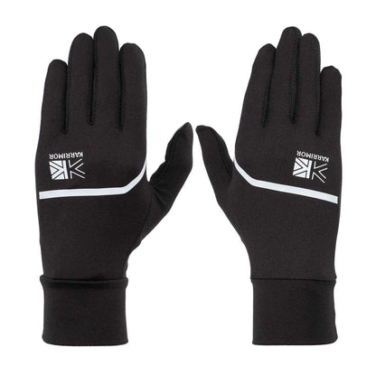 Black - Front - Karrimor Mens Running Sports Gloves
