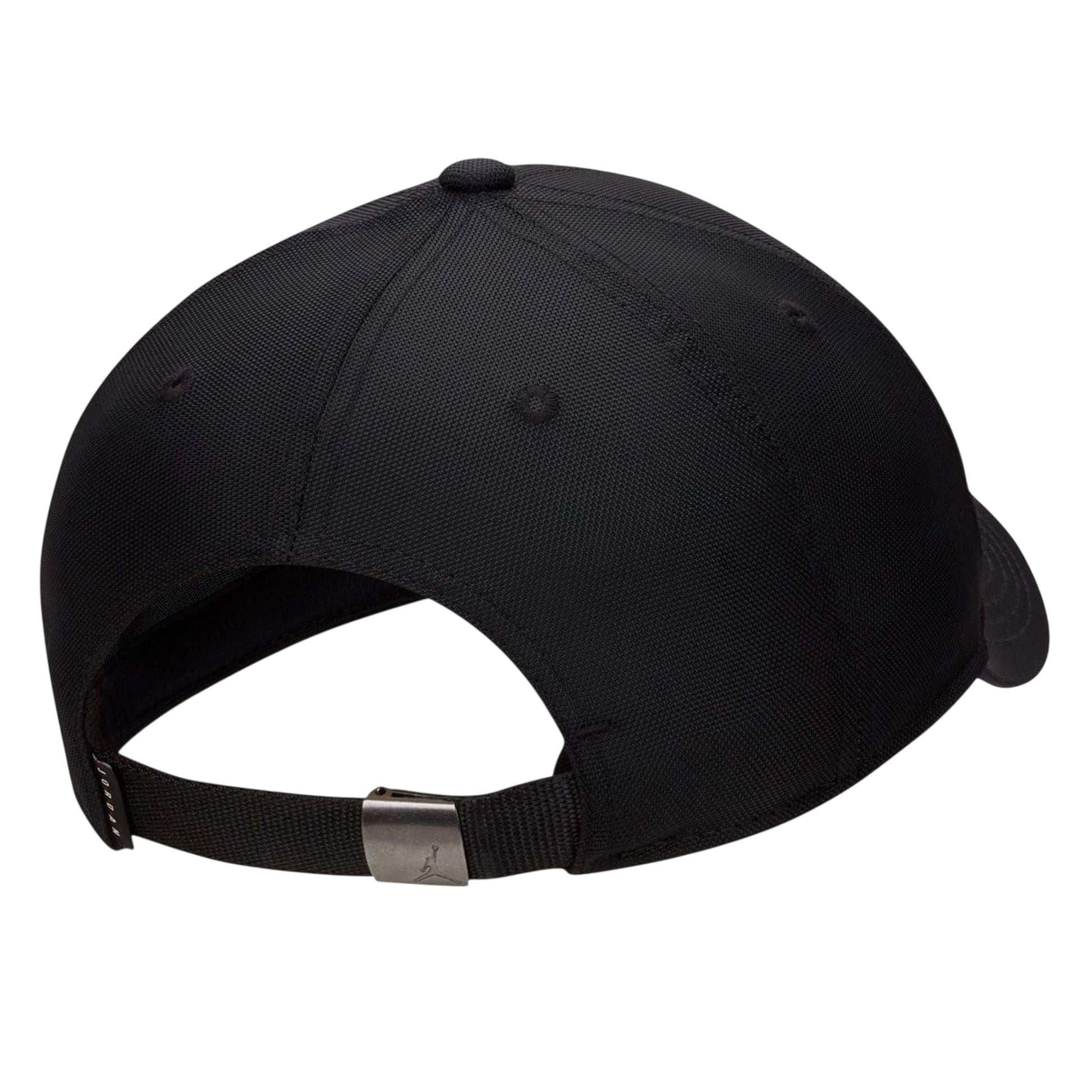 Black - Back - Nike Air Jordan Rise Metal Logo Woven Baseball Cap