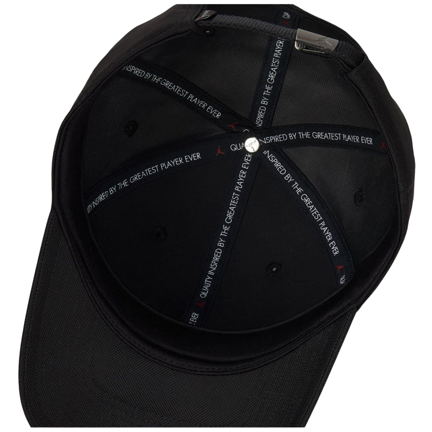 Black - Lifestyle - Nike Air Jordan Rise Metal Logo Woven Baseball Cap